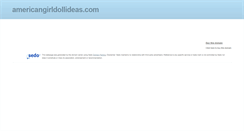 Desktop Screenshot of americangirldollideas.com